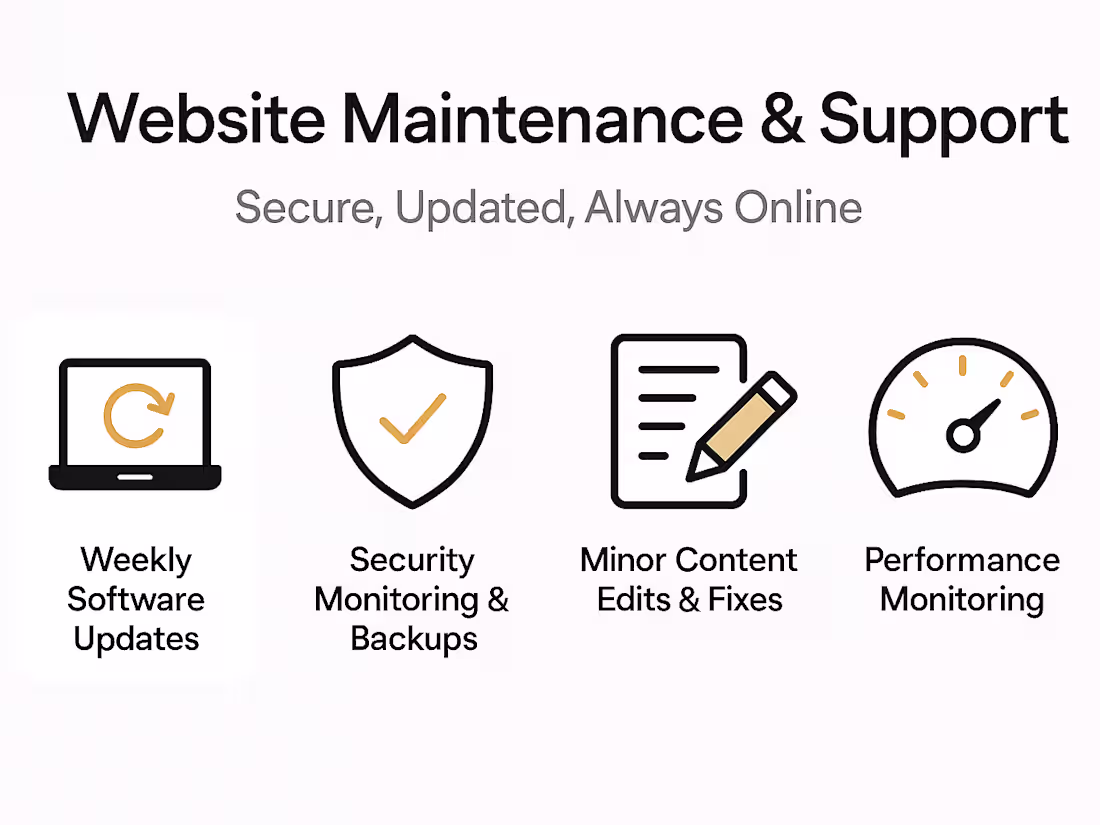 Cover image for Worry-Free Website Maintenance – Secure, Updated, Always Online