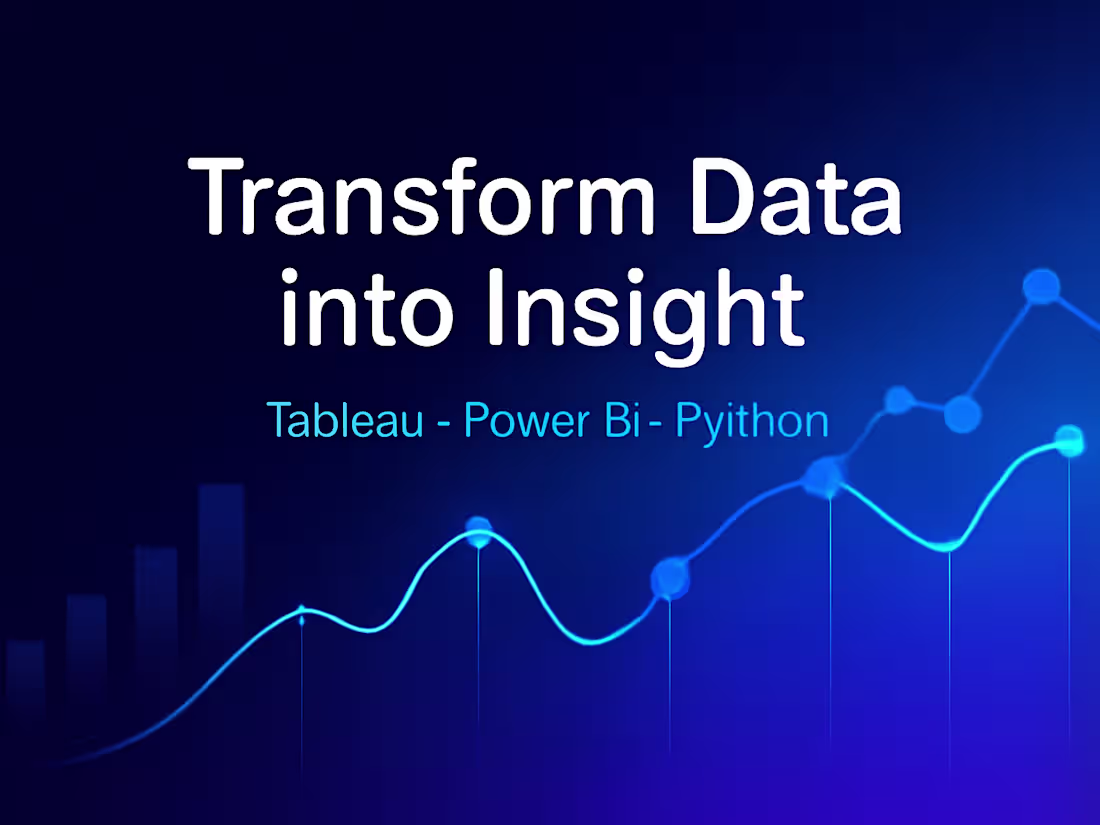 Cover image for Custom Data Dashboards & Interactive Visualizations