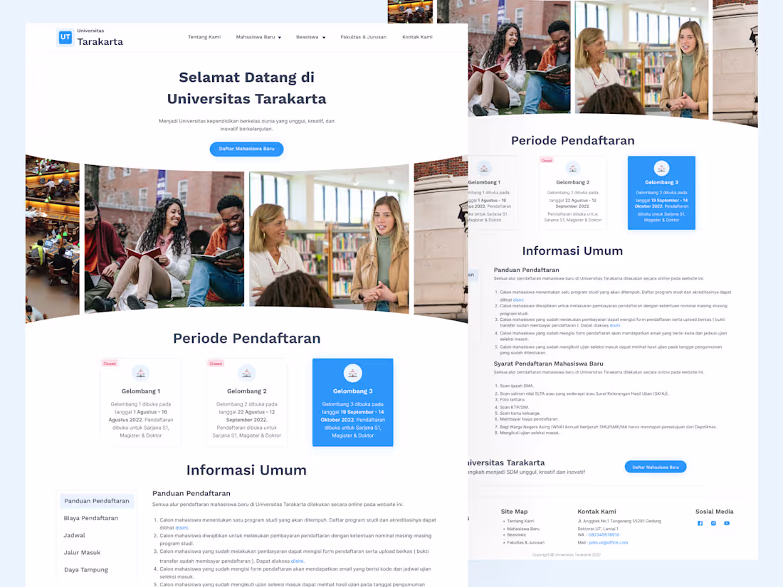 Cover image for Home page - New Student Registration