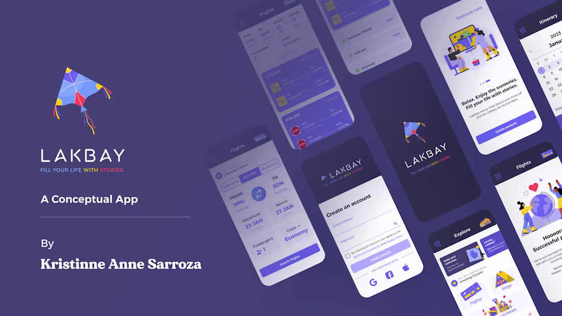 Cover image for Lakbay: A Concept Travel Buddy App