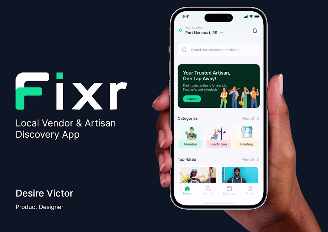 Cover image for Fixr will help users discover local artisans and book them e...