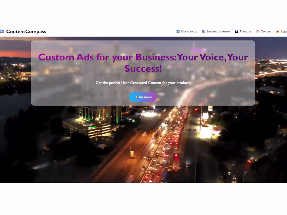Cover image for ContentCompass: Connecting Creators with Brands