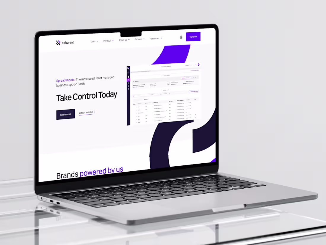 Cover image for Coherent Website Redesign