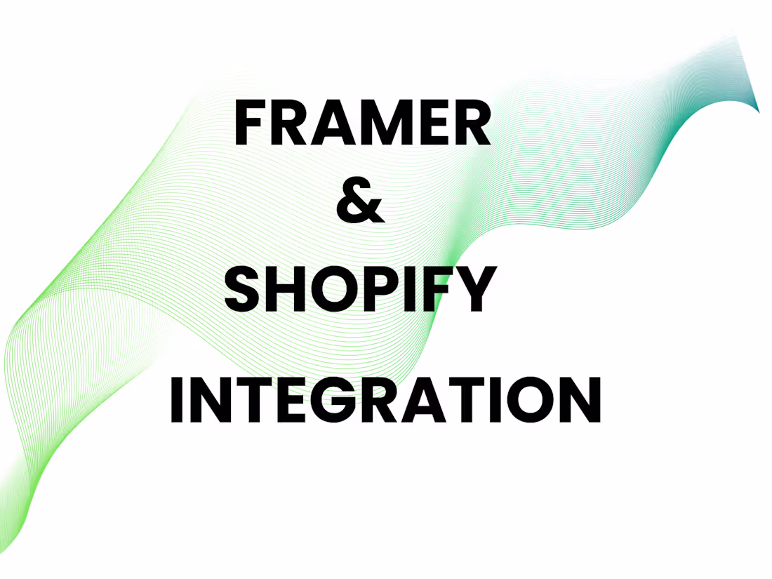 Cover image for Framer and Shopify Integration using Frameship