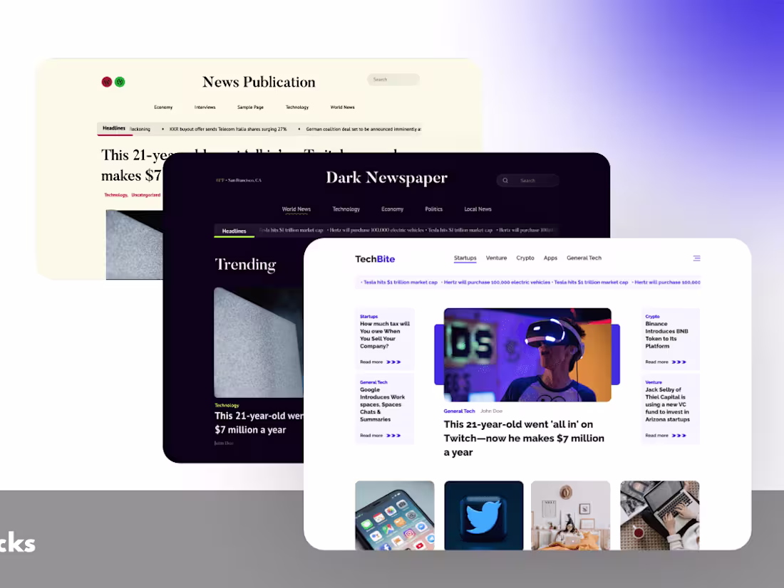 Cover image for News Publication WordPress Theme