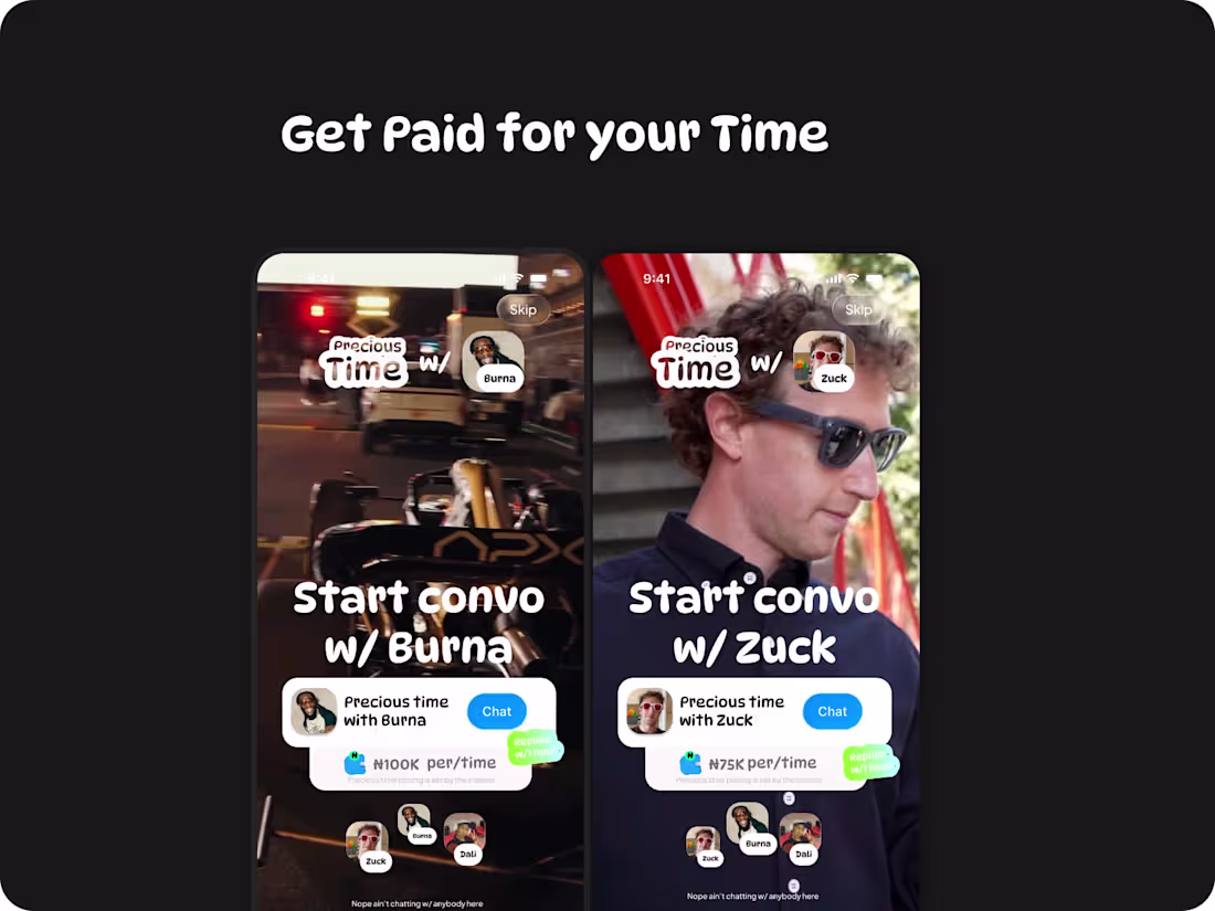 Cover image for Getting paid when you chat