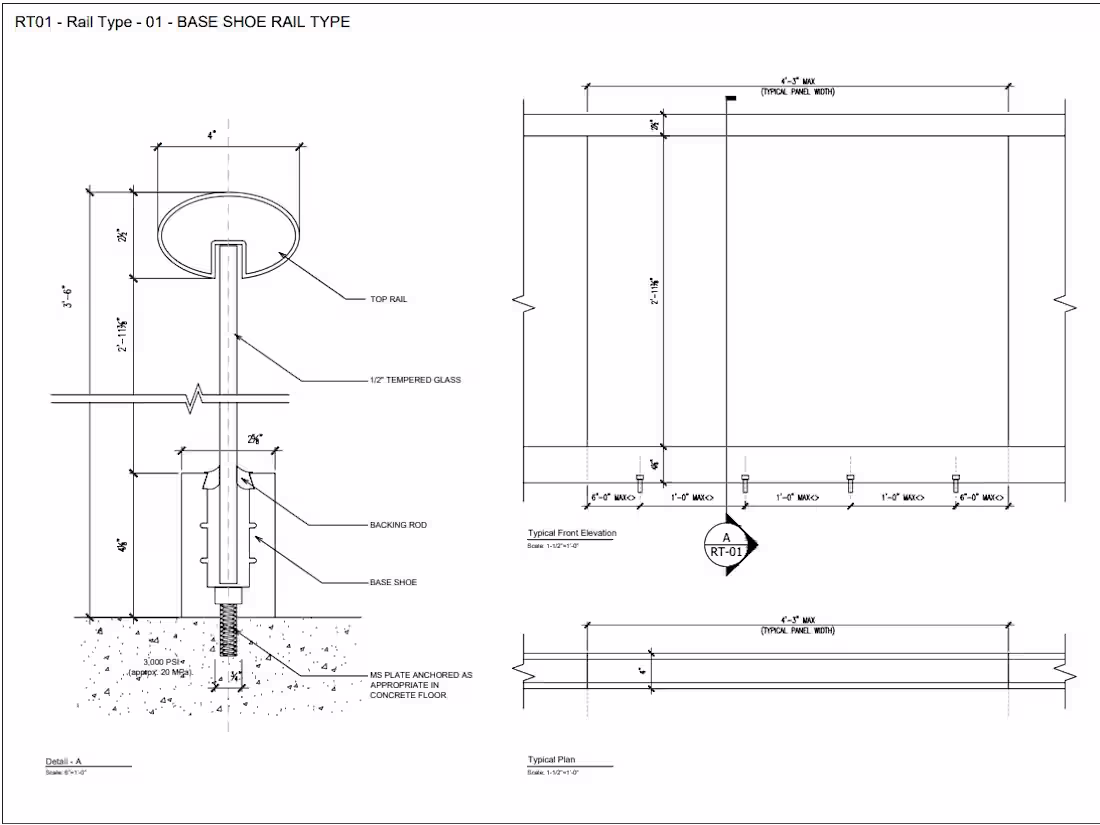 Cover image for draft shop drawings for door, windows, millwork & furniture