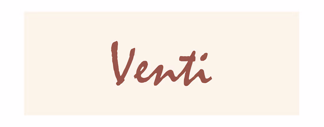 Cover image for Venti 

The Venti identity is