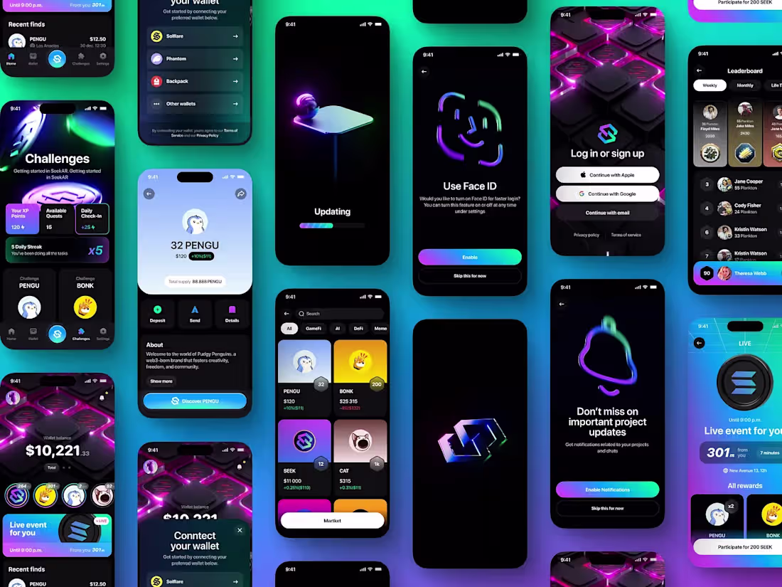 Cover image for Seekprotocol mobile app design and