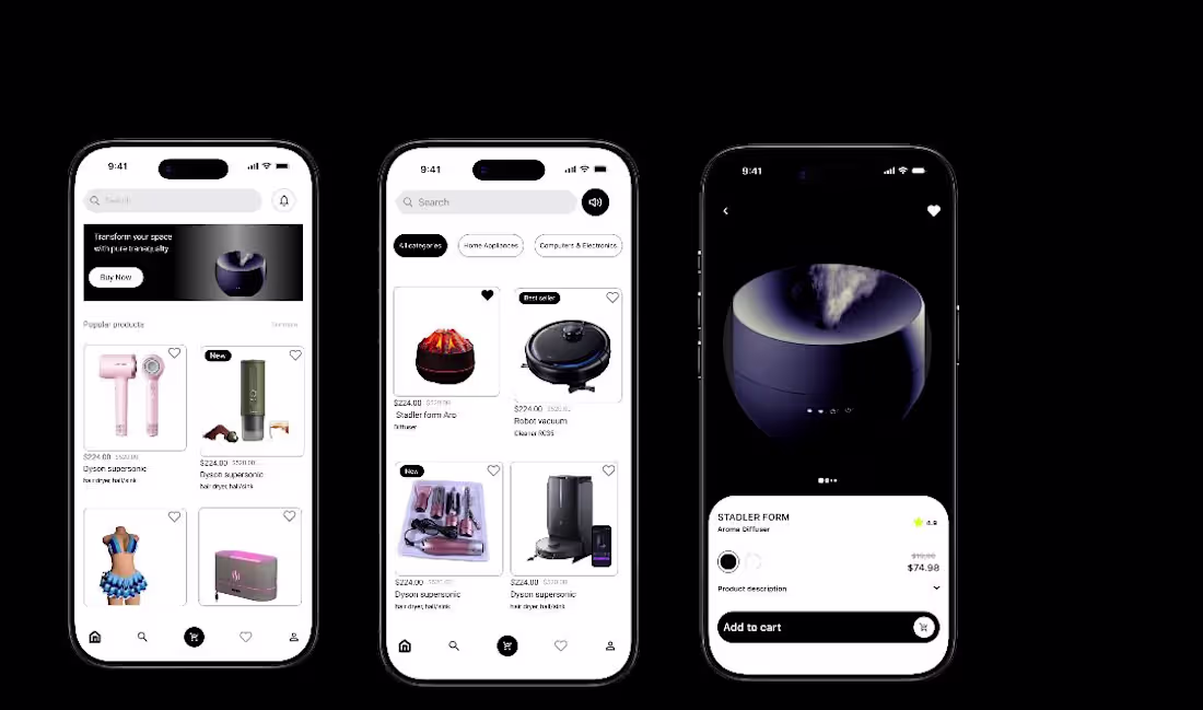 Cover image for I love what the color black can do to a design.