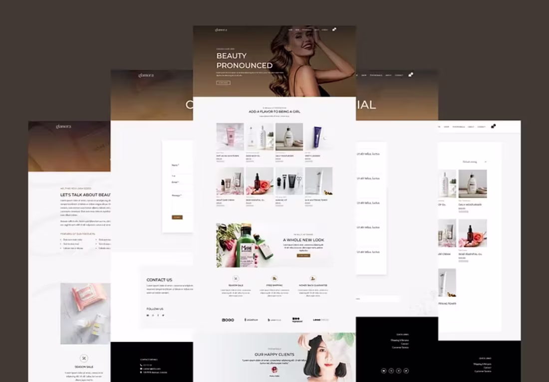 Cover image for Cosmetics - Modern ecommerce Website