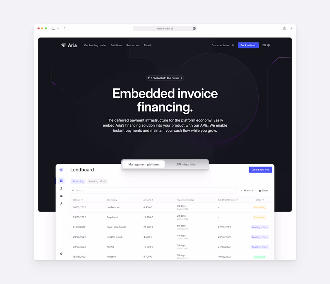 Cover image for Aria's redesign concept