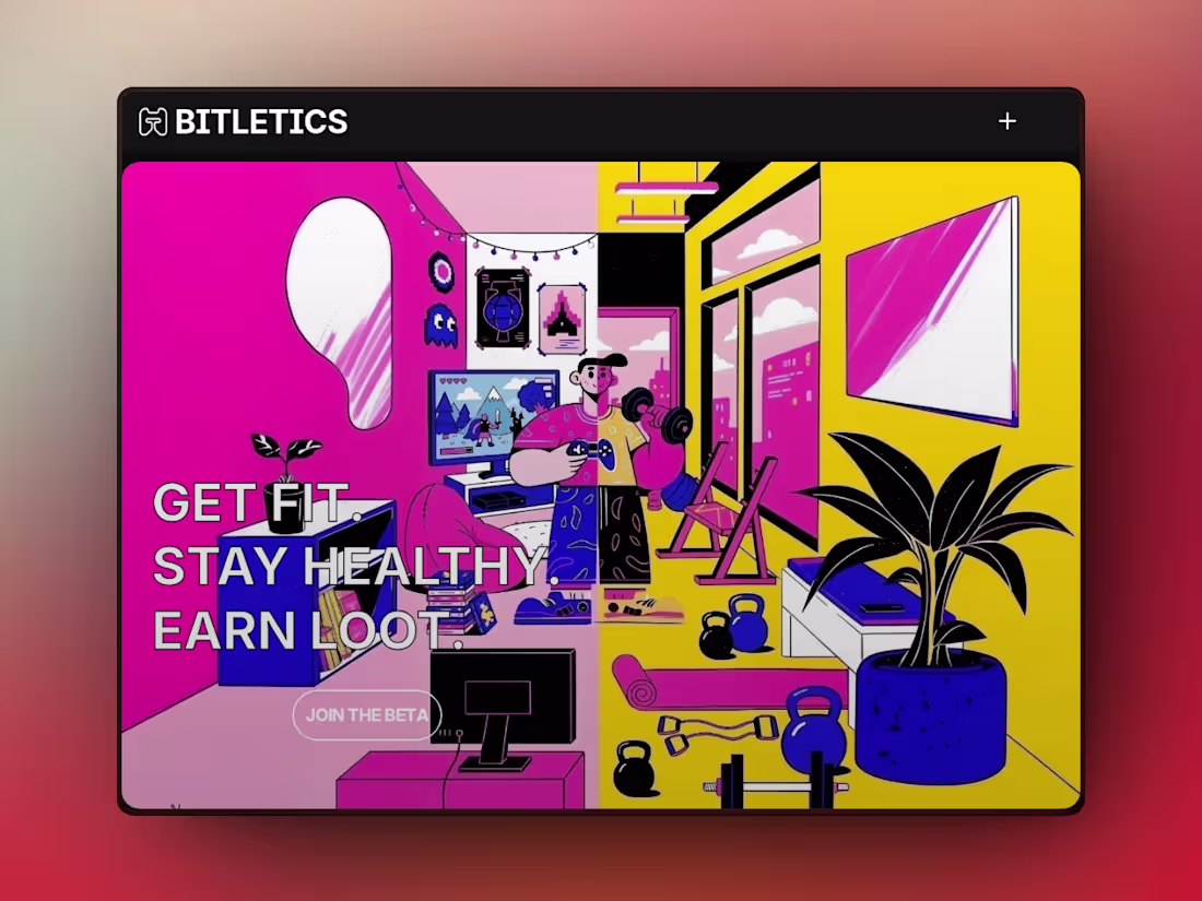 Cover image for Currently building Bitletics, a Framer landing page focused ...