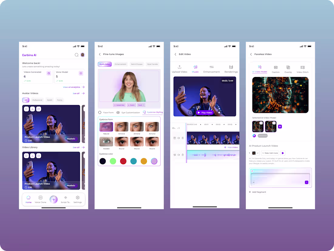 Cover image for Carbina AI — AI Video