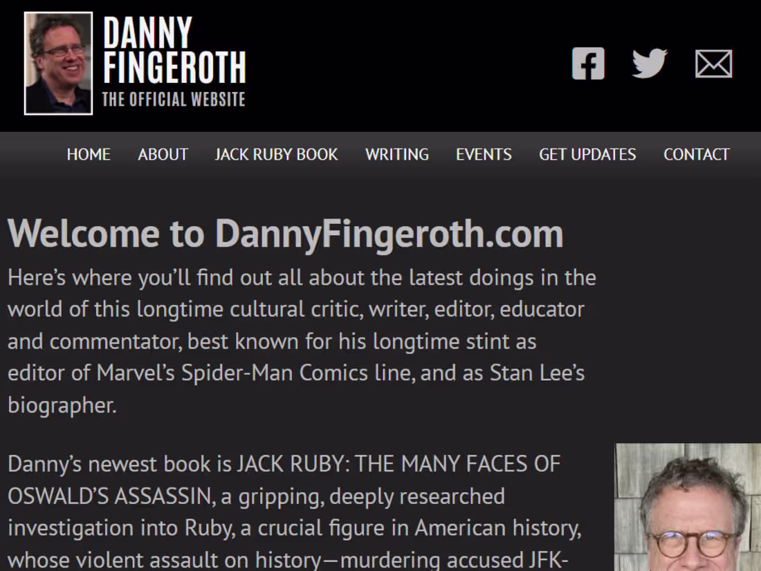 Cover image for DannyFingeroth.com