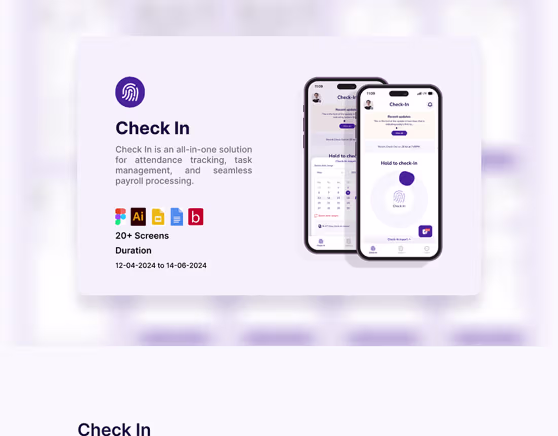 Cover image for Check In Mobile App :: Behance