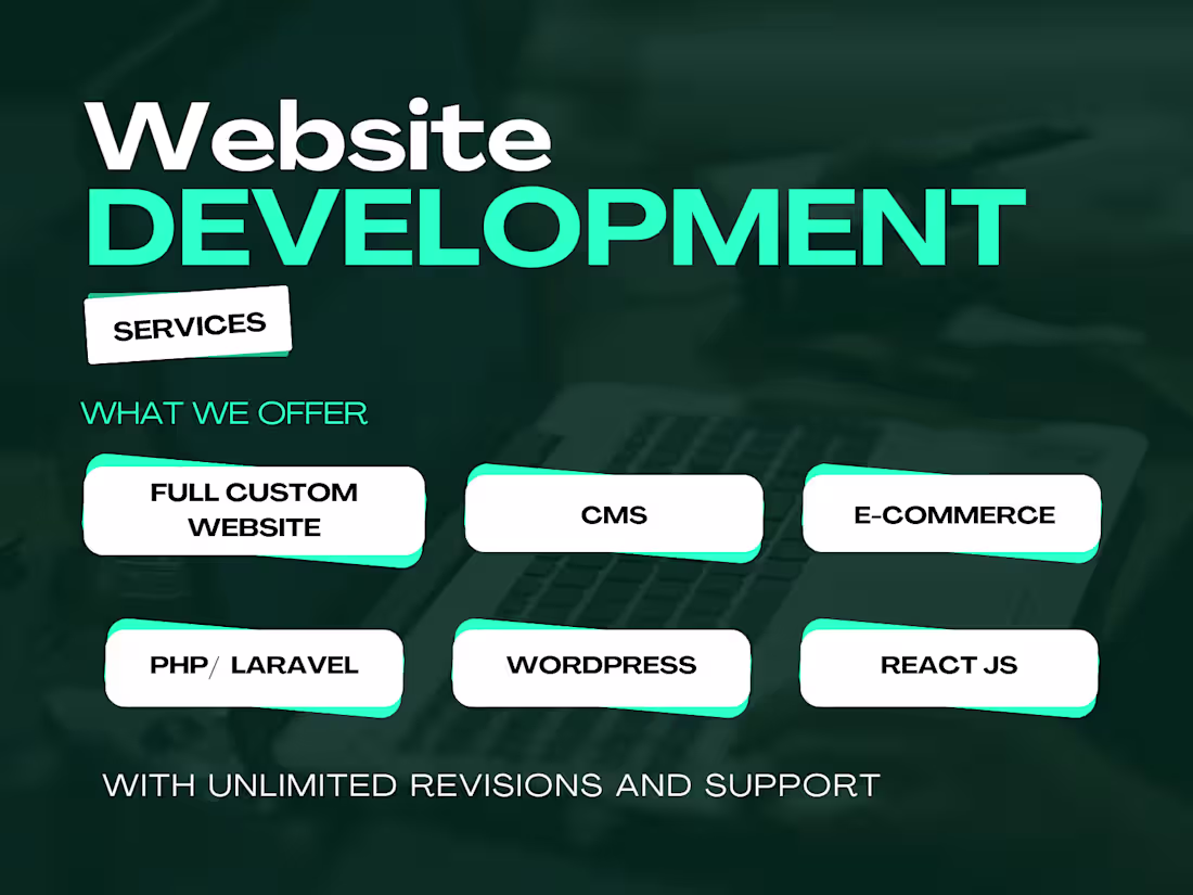 Cover image for PHP, React.js, JavaScript, Laravel & WordPress Expert