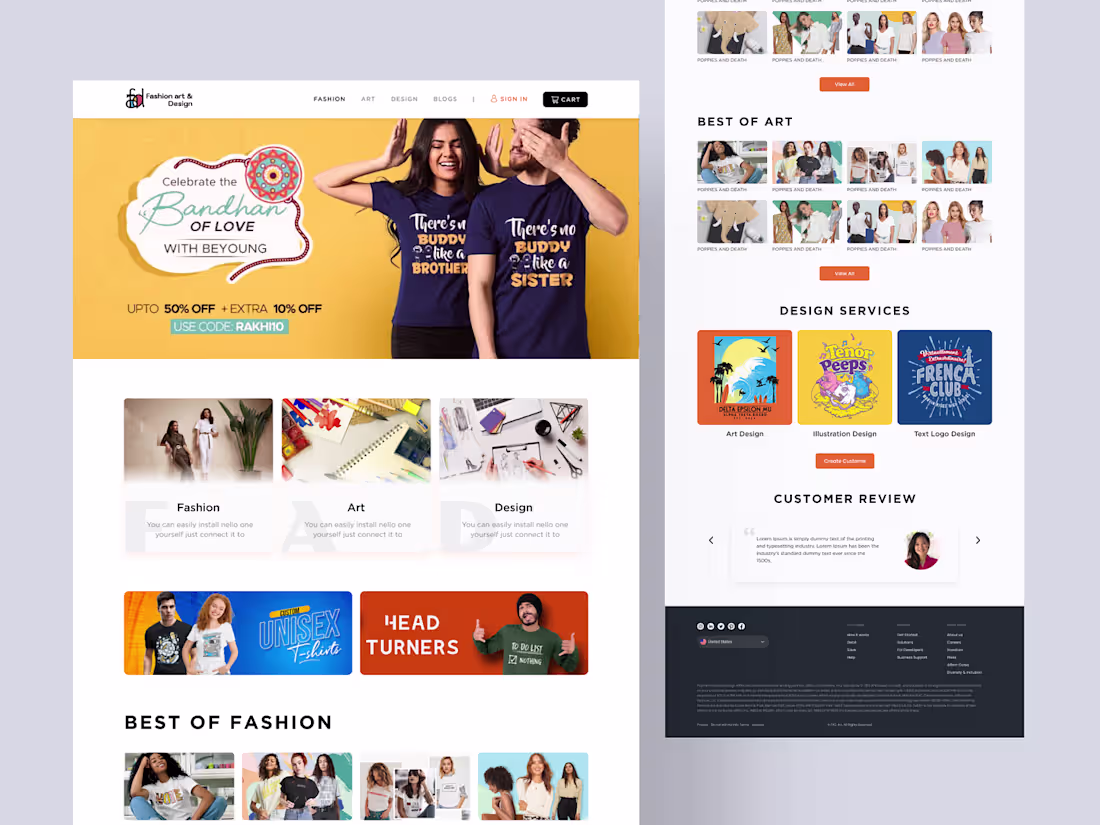 Cover image for E-Commerce - Landing page