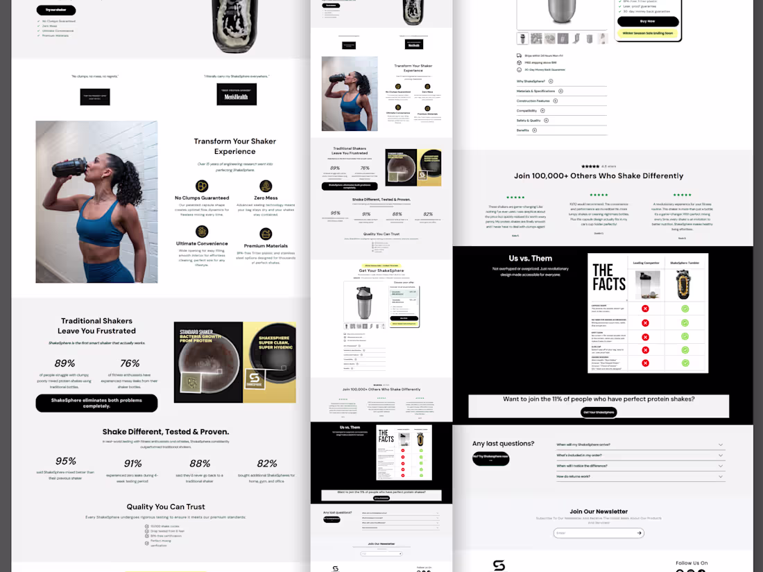 Cover image for Shakesphere Product Offer Landing Page