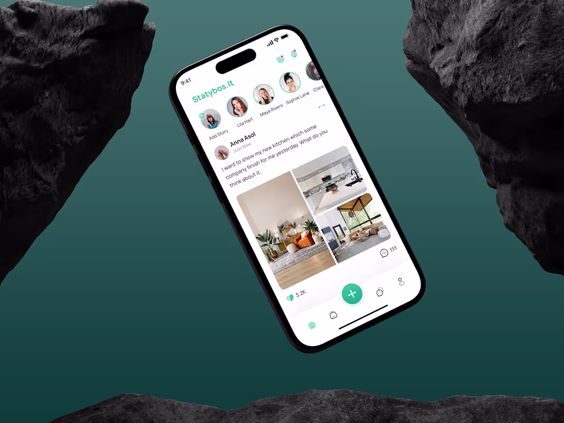 Cover image for UI/UX for Social Network + E-commerce IOS Mobile App Home Repair