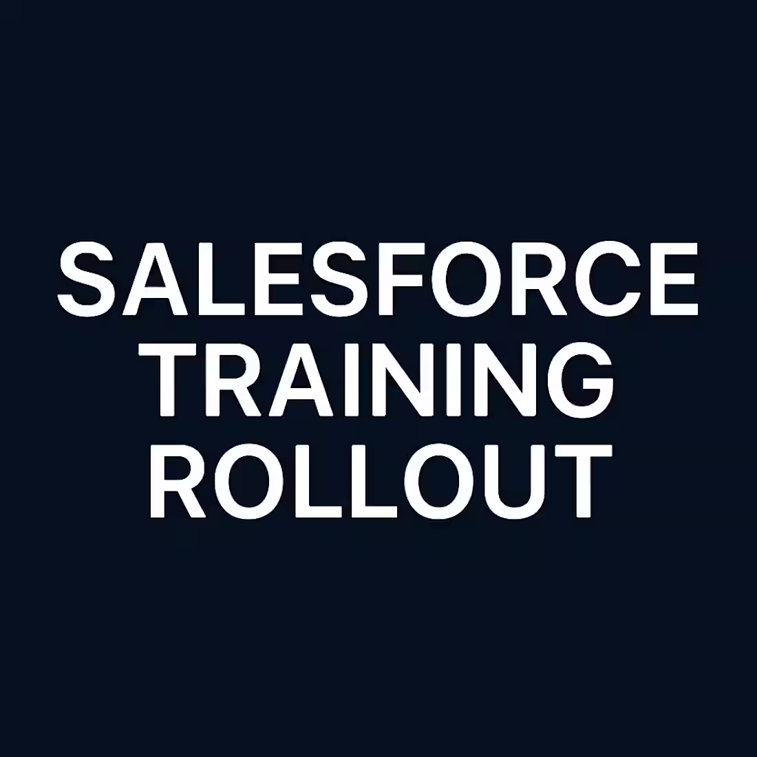 Cover image for Salesforce Training Rollout | New York Fan Coil