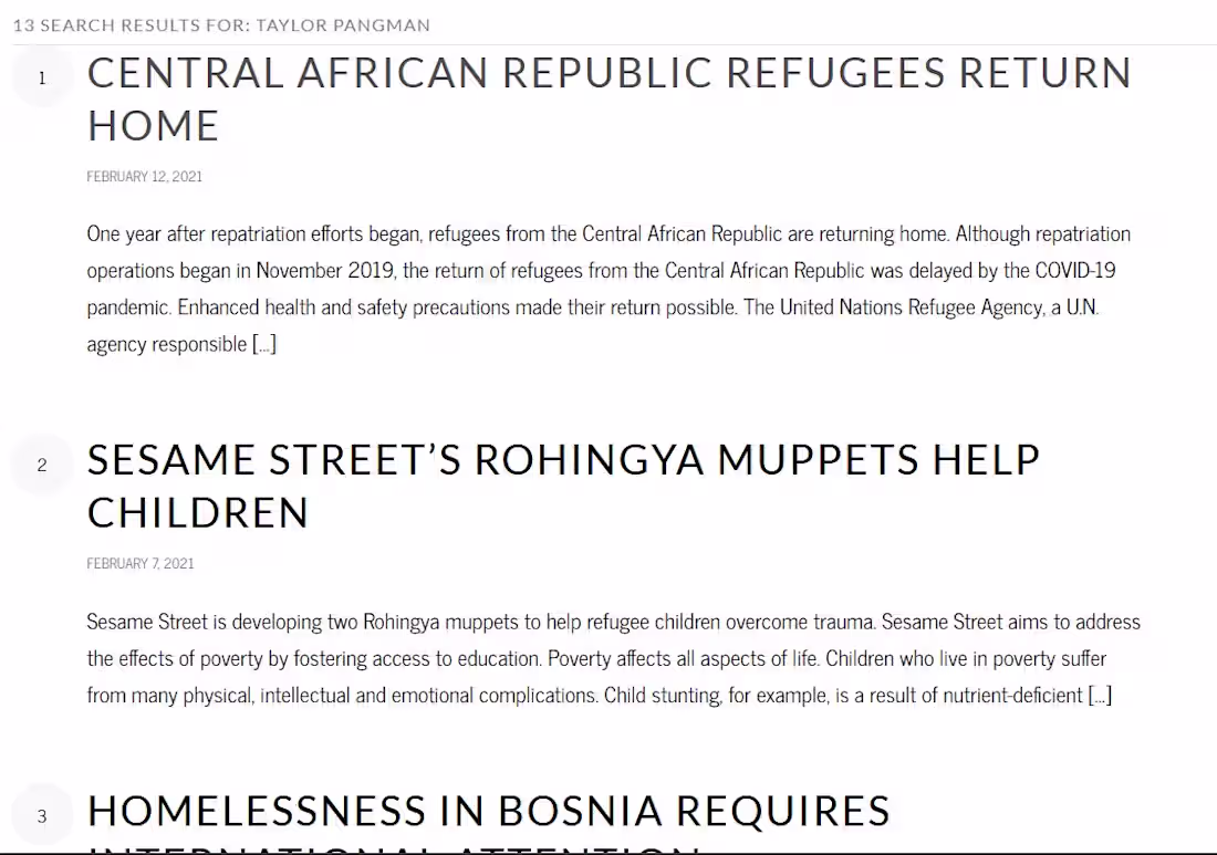 Cover image for The articles I wrote for