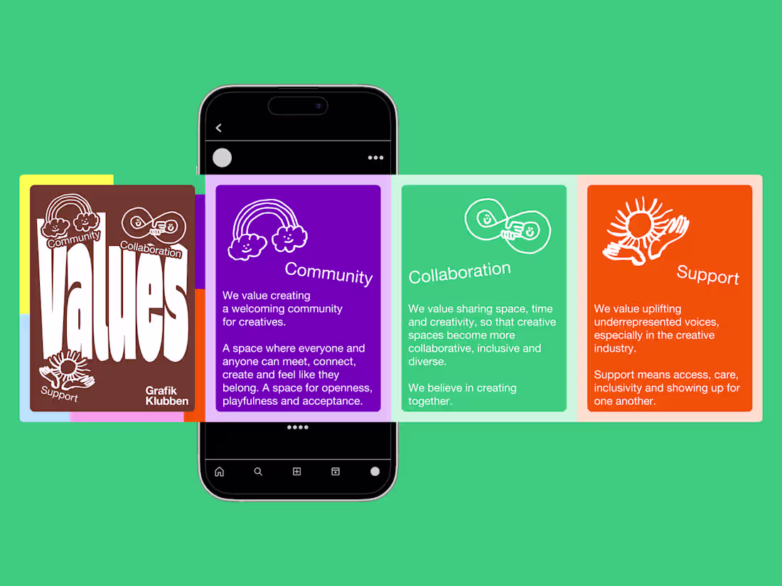 Cover image for Grafik Klubben | Social Media Content