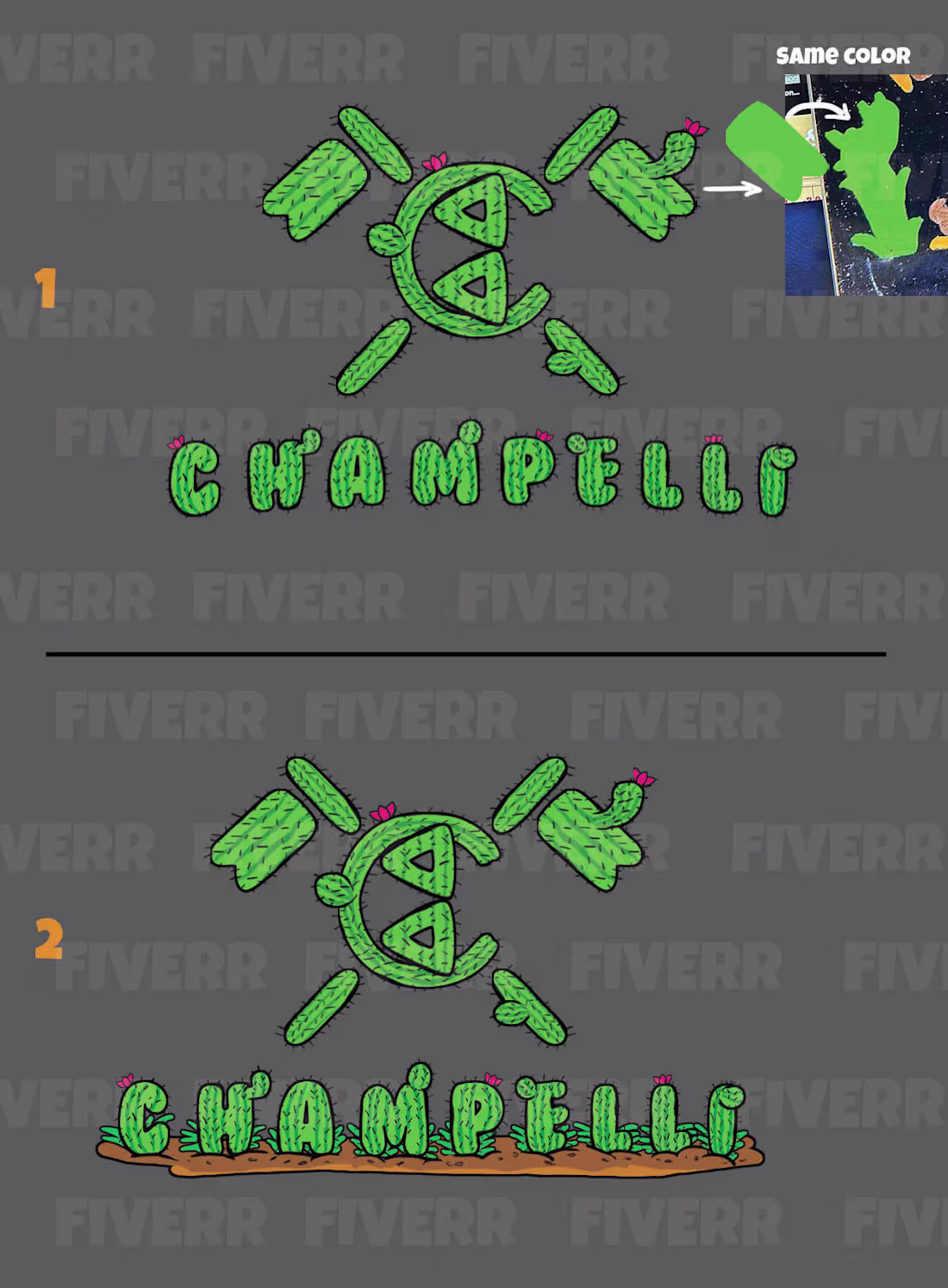 Cover image for The customized logo design was