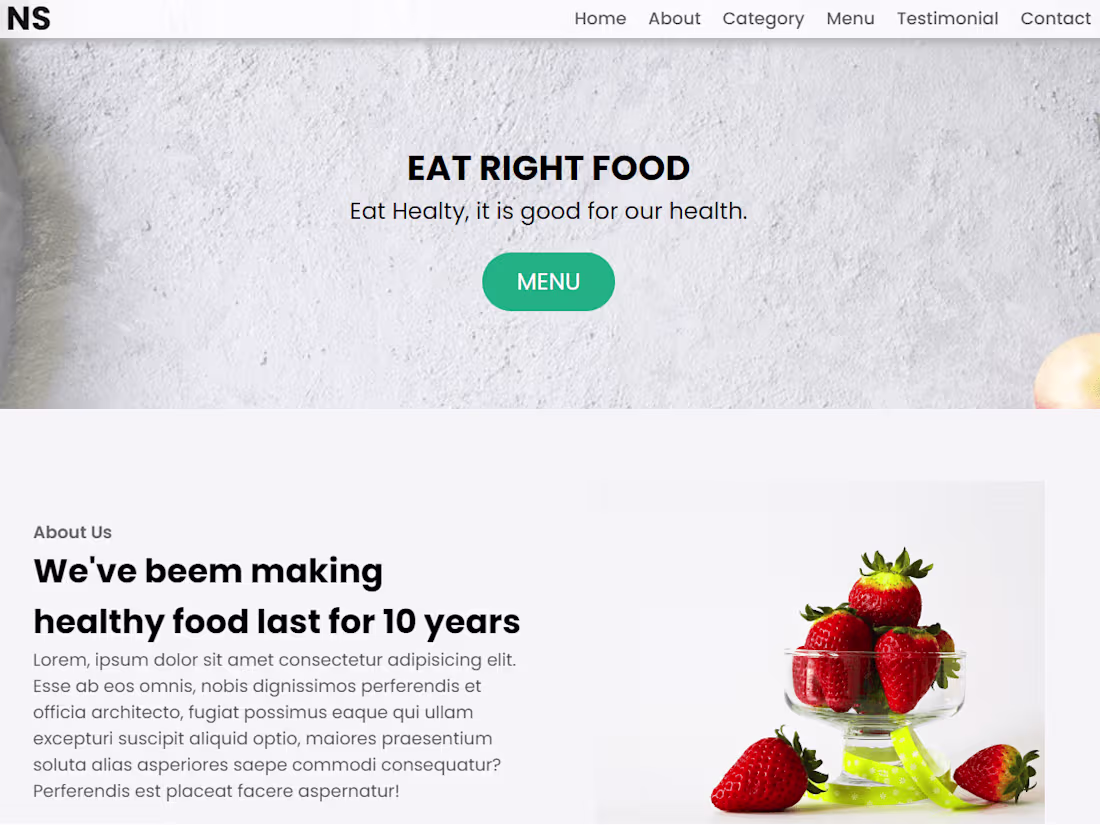 Cover image for Food Restaurant Website