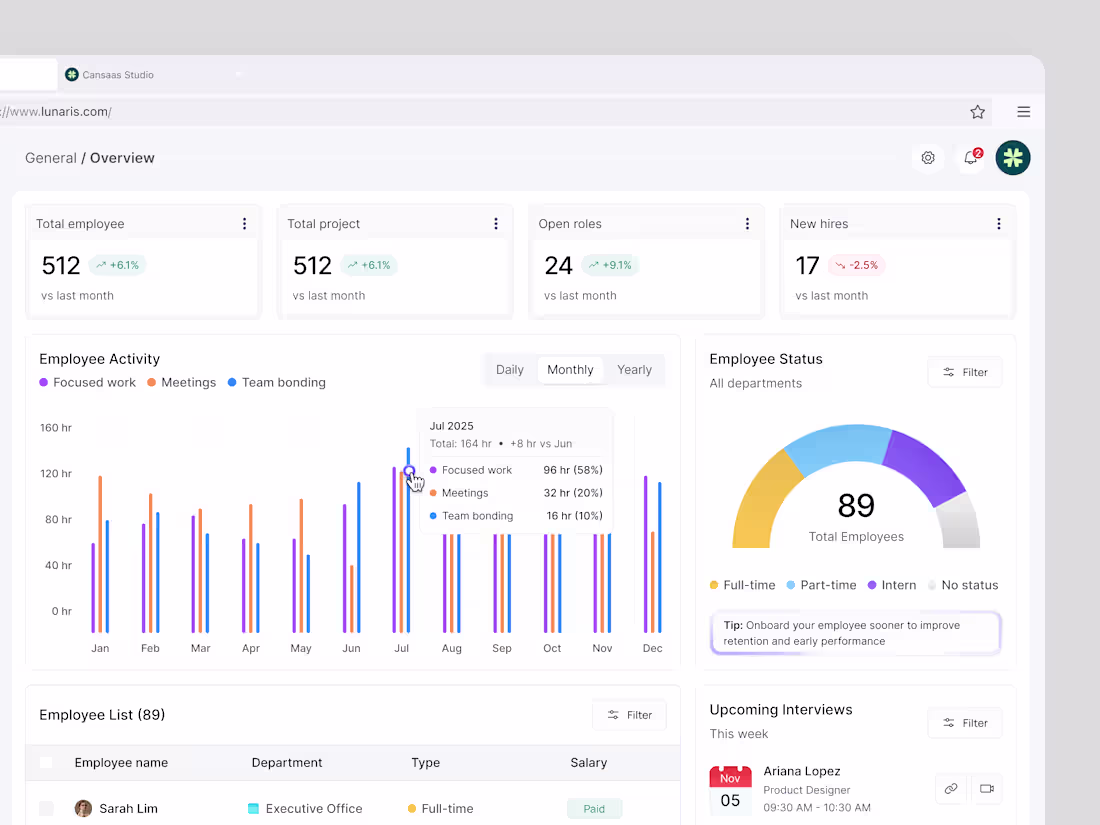 Cover image for Orbitale - CRM Dashboard