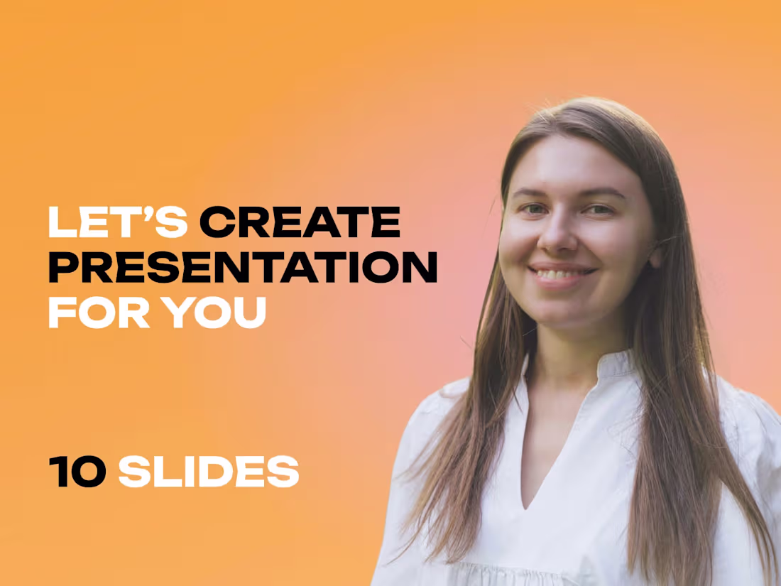 Cover image for Custom presentation from scratch, 10 slides