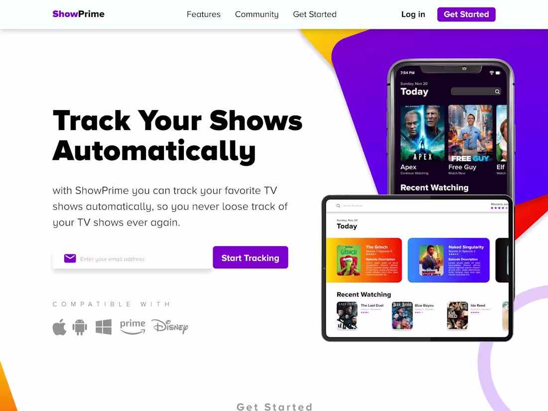 Cover image for Revamping the Website for TV Show Tracking