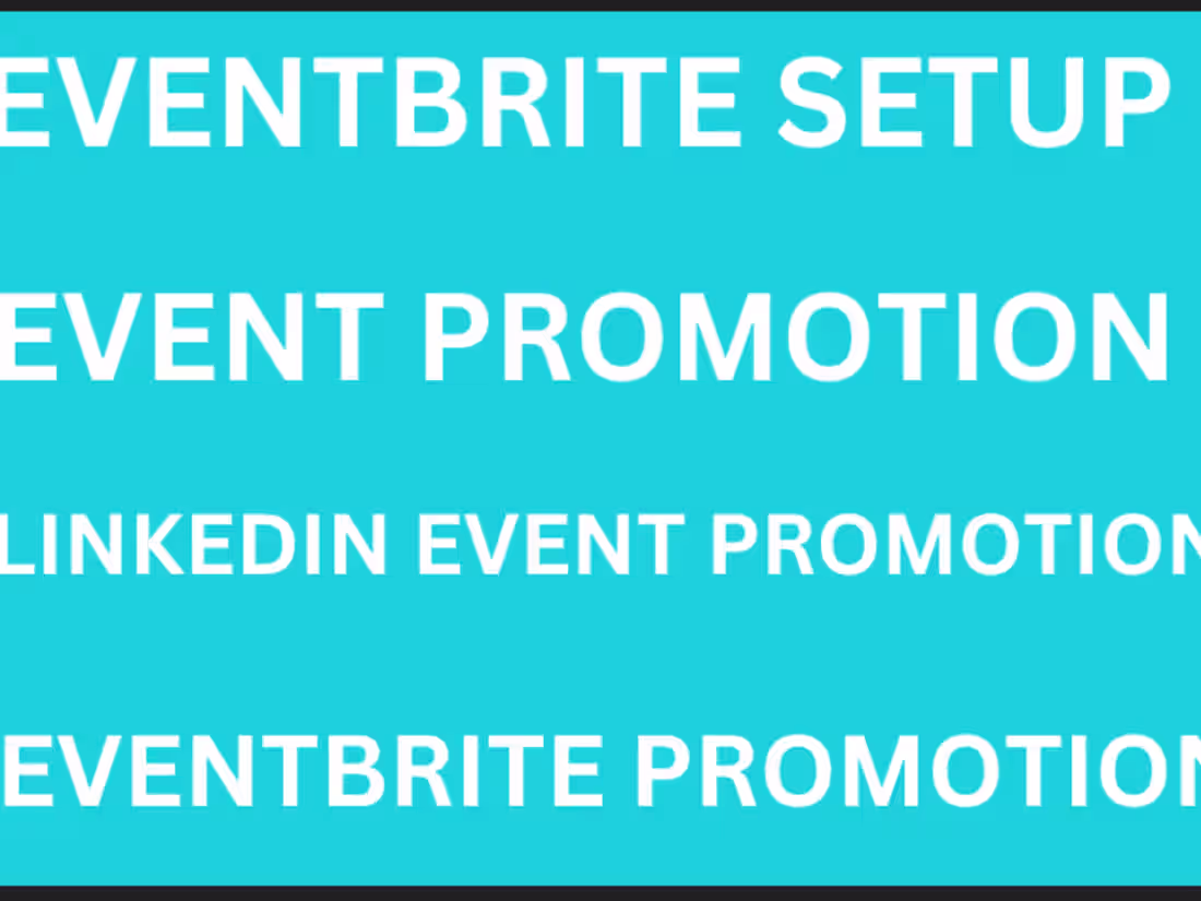 Cover image for I will promote christian event, eventbrite marketing