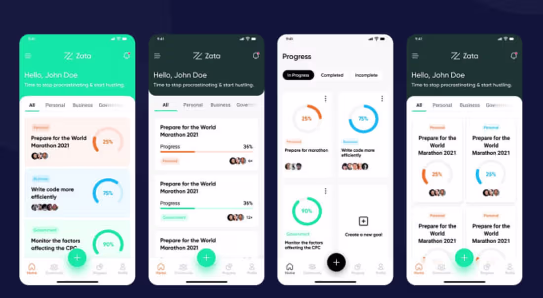Cover image for I will do creative mobile app design UI UX in figma