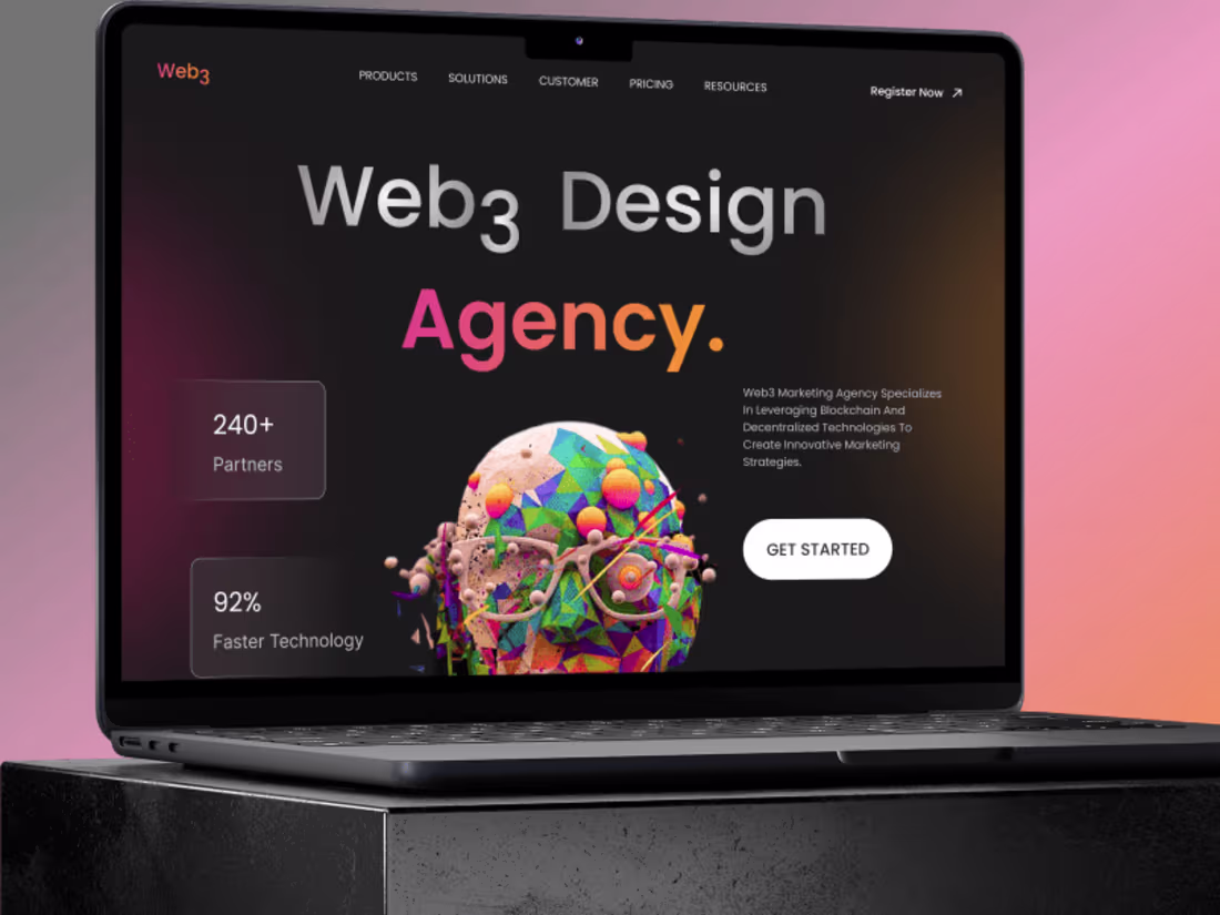 Cover image for Web3 landing page