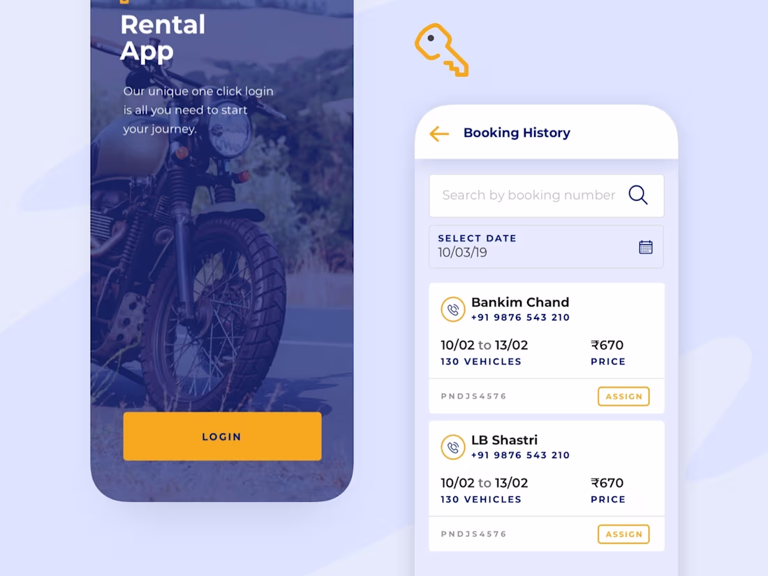 Cover image for Rental - App for vendors to rent out vehicles