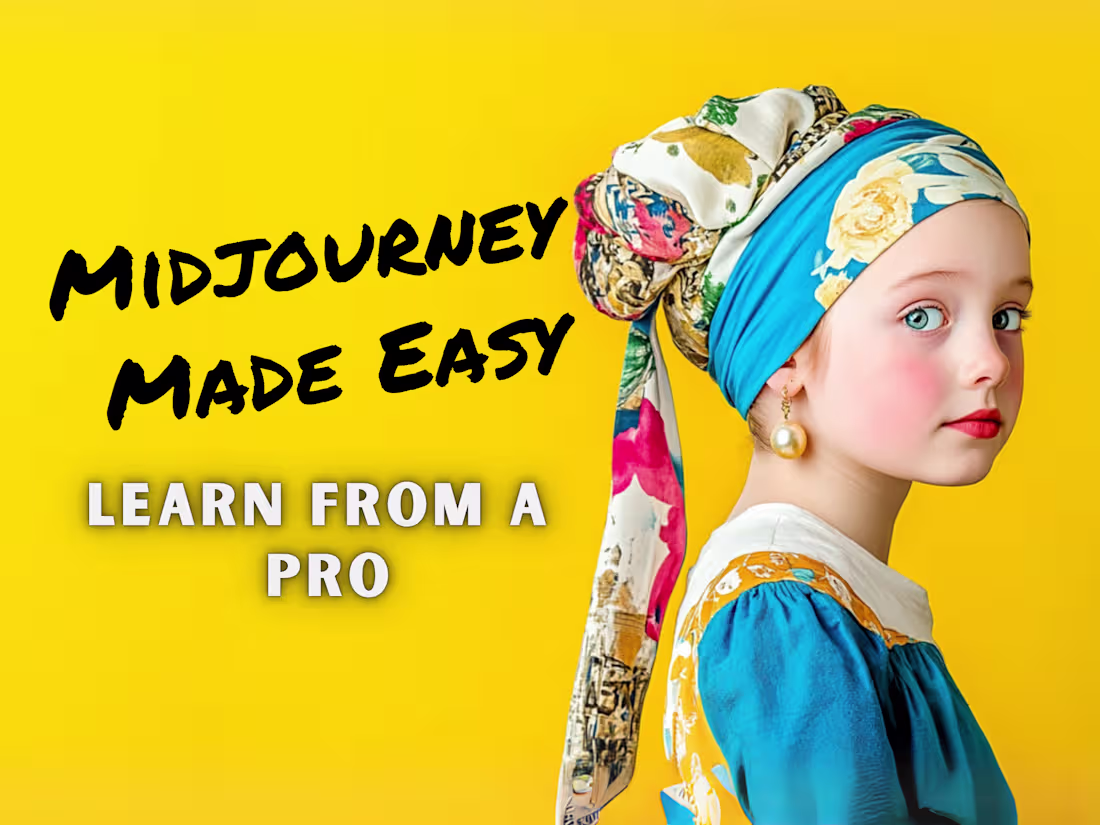 Cover image for Personalized 1-on-1 Midjourney AI Lessons From An Expert