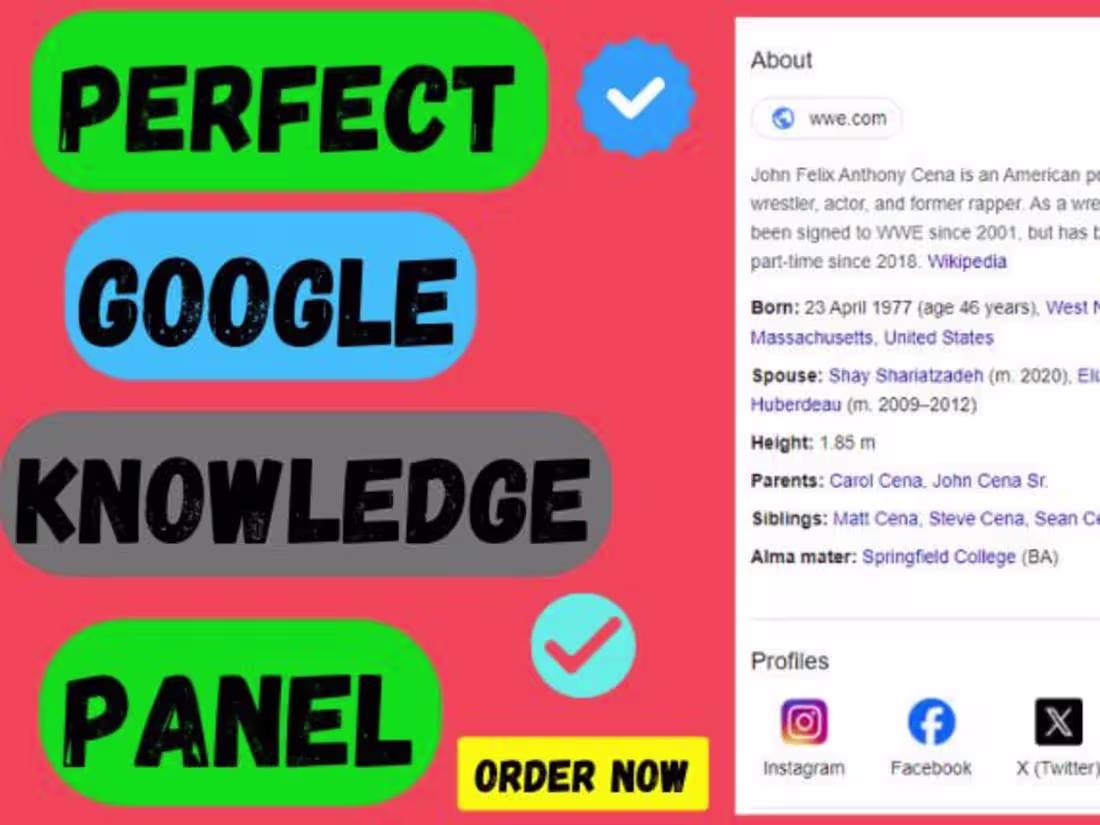 Cover image for I Will Create Google Knowledge Panel for Personal Or Company 