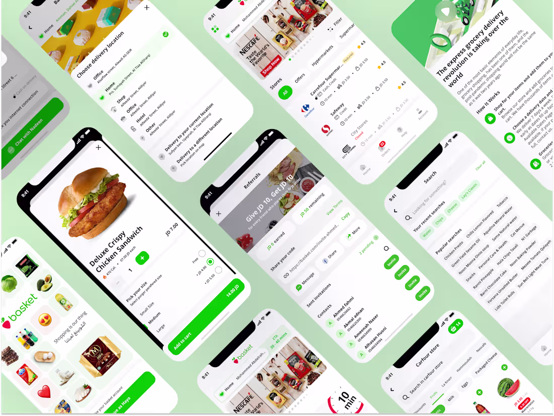 Cover image for Basket Grocery Shopping