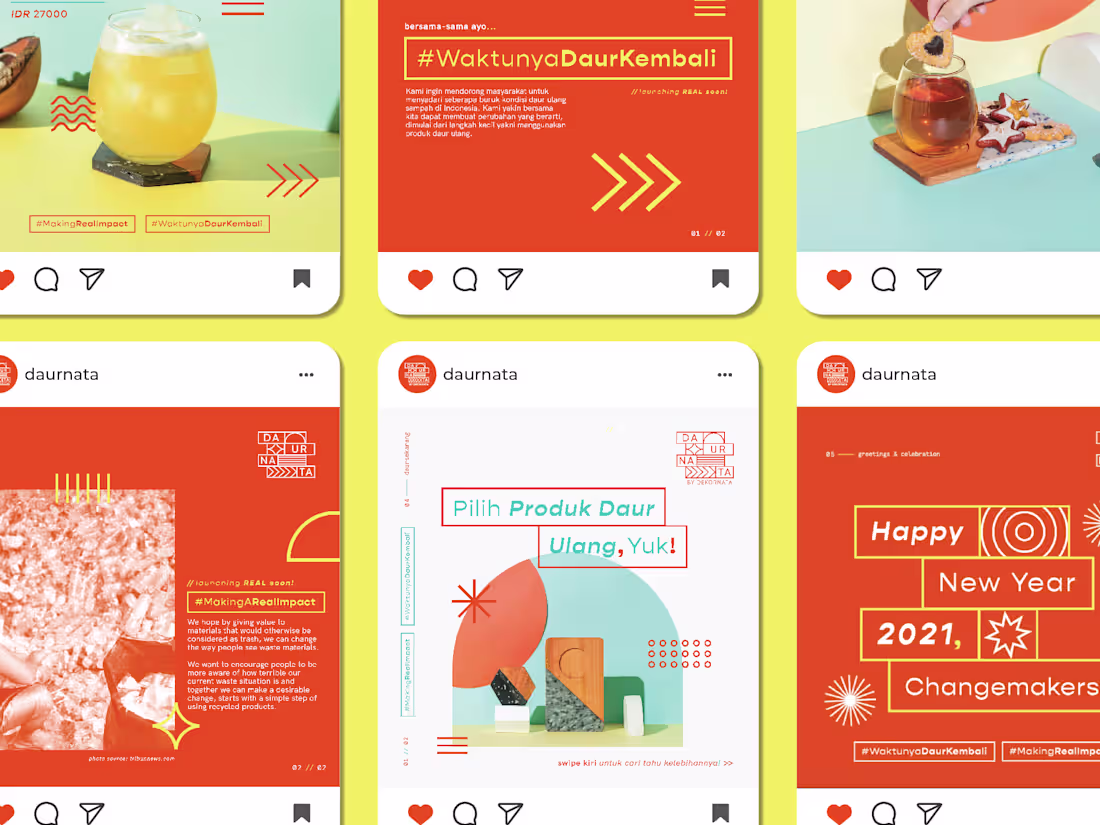 Cover image for Daurnata Monthly Instagram Content 🍀