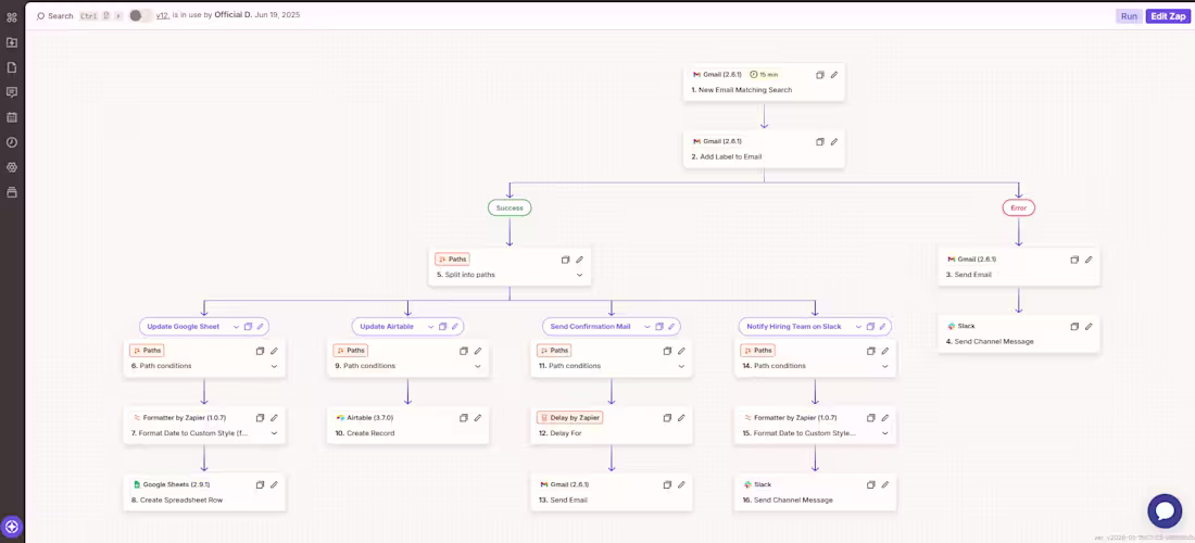 Cover image for Automated Recruitment Intake System Implementation