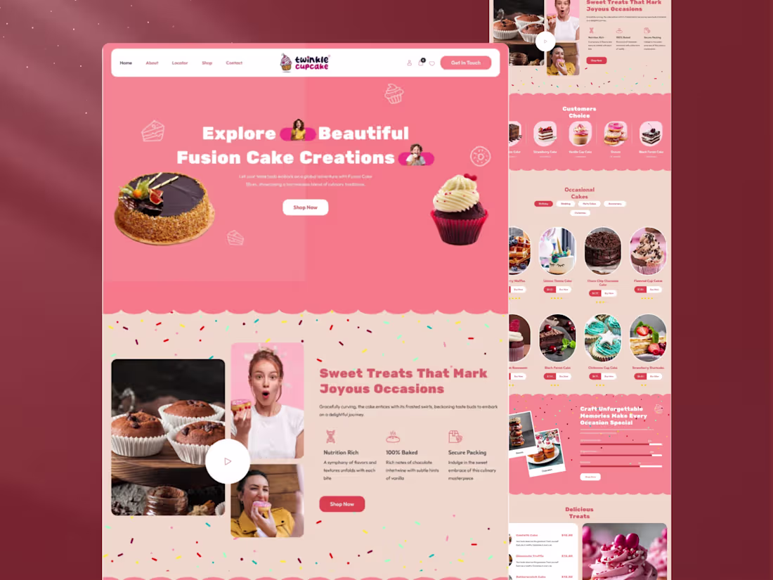 Cover image for Bakery Website | Figma Design + Web Development (WIP) 