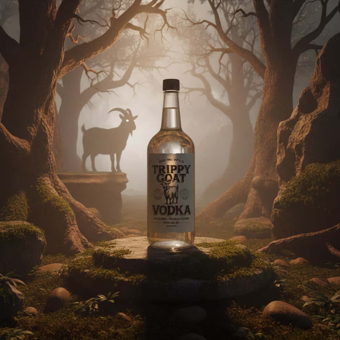 Cover image for Trippy Goat Vodka - AI