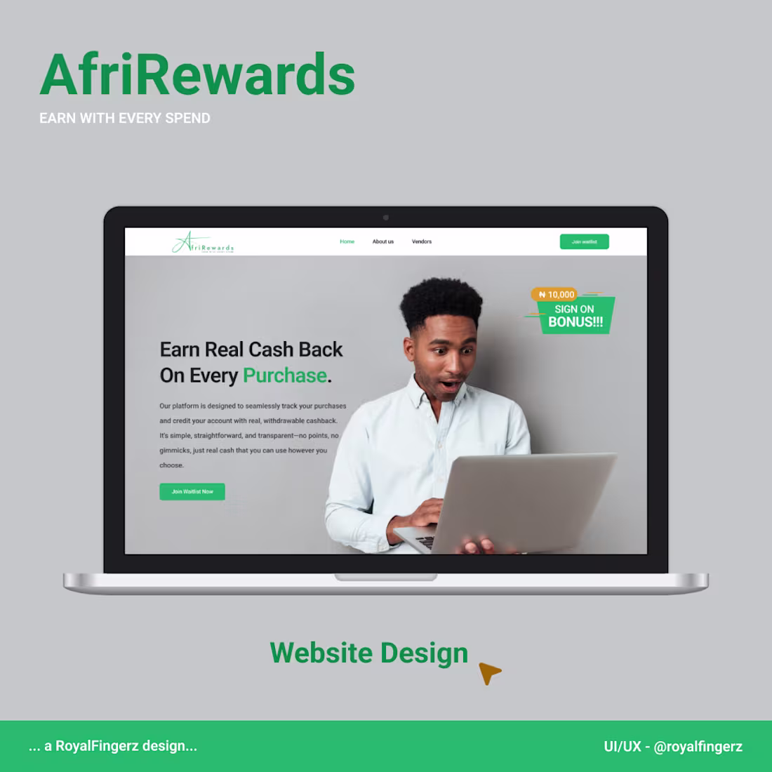 Cover image for AfriRewards Prototype :: Behance