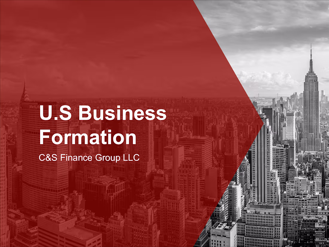 Cover image for U.S Business Formation
