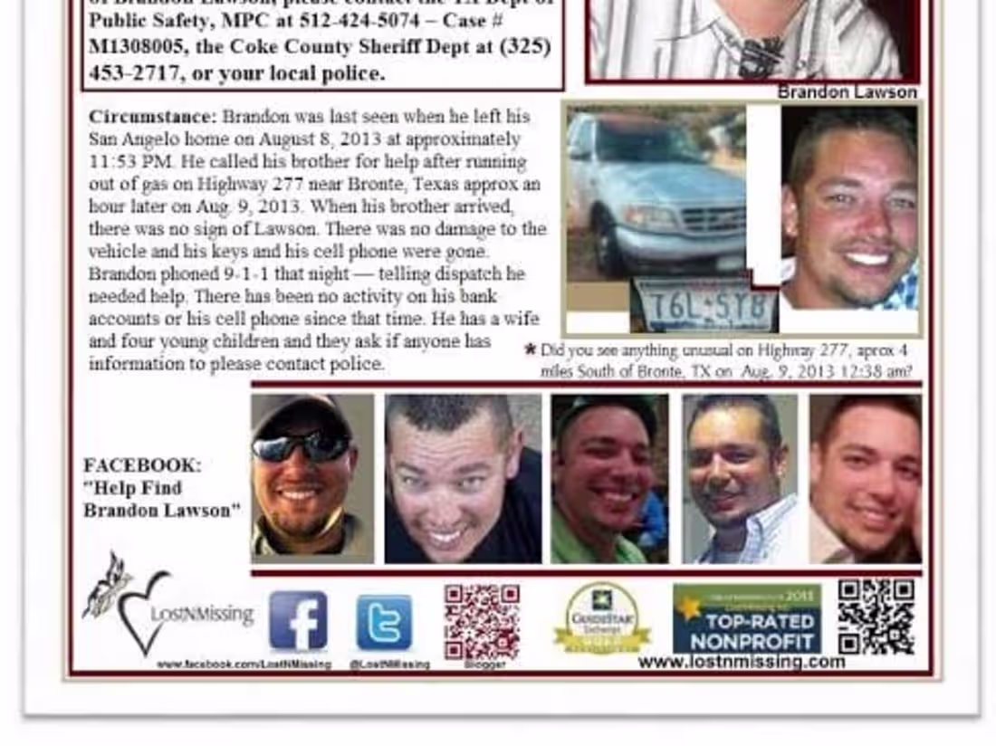 Cover image for Disappearance of brandon lawson