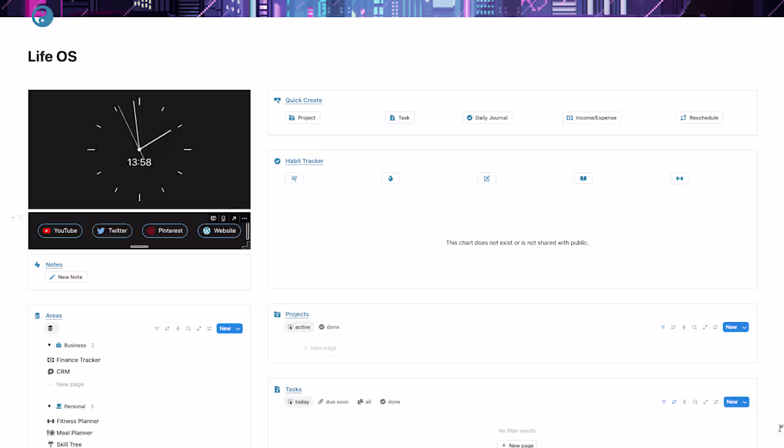 Cover image for Life OS Design in Notion