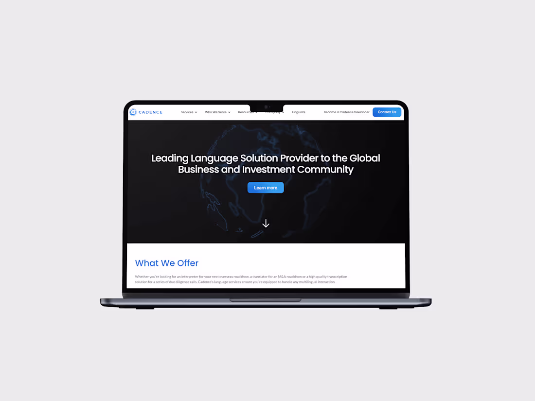 Cover image for Cadence • Bridging Language Gaps, Empowering Global Business