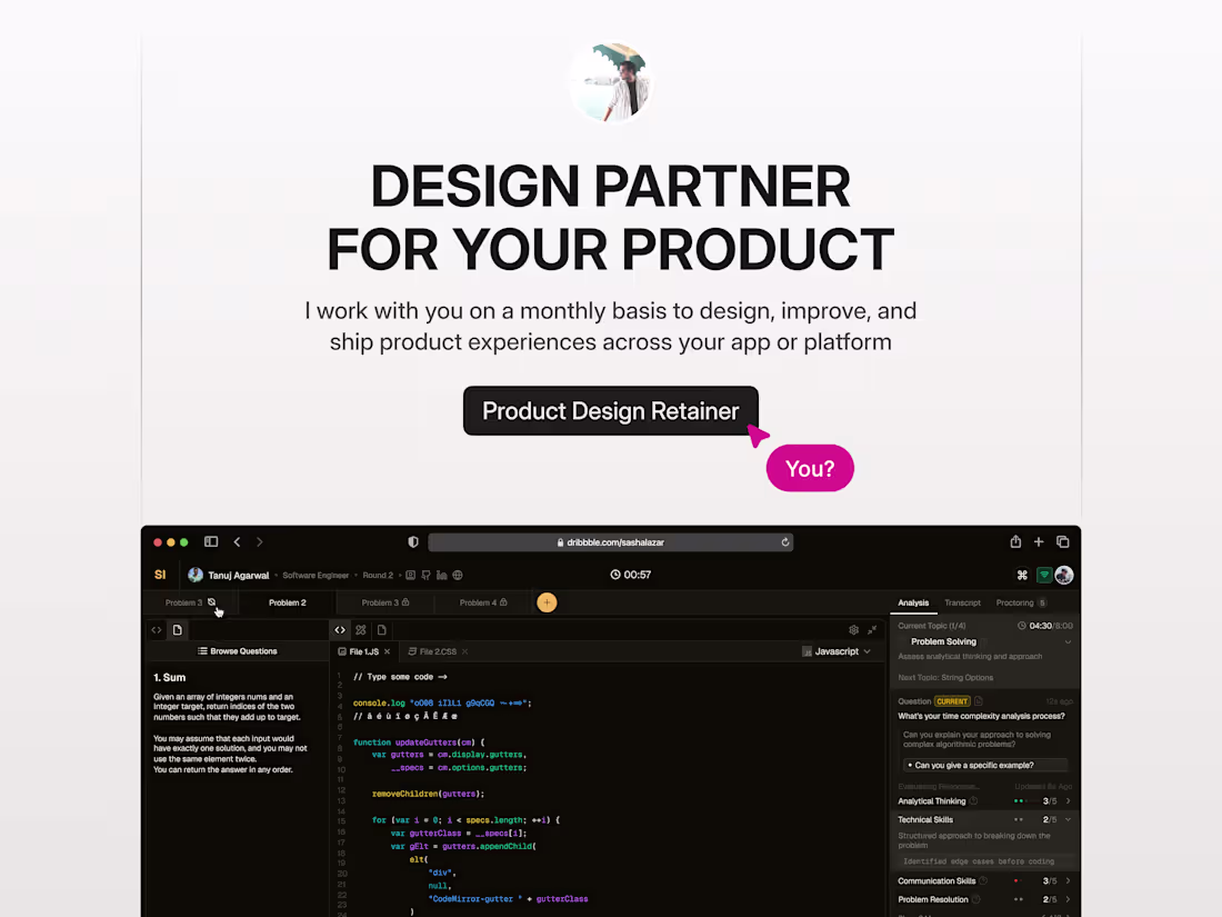 Cover image for Product Design Retainer