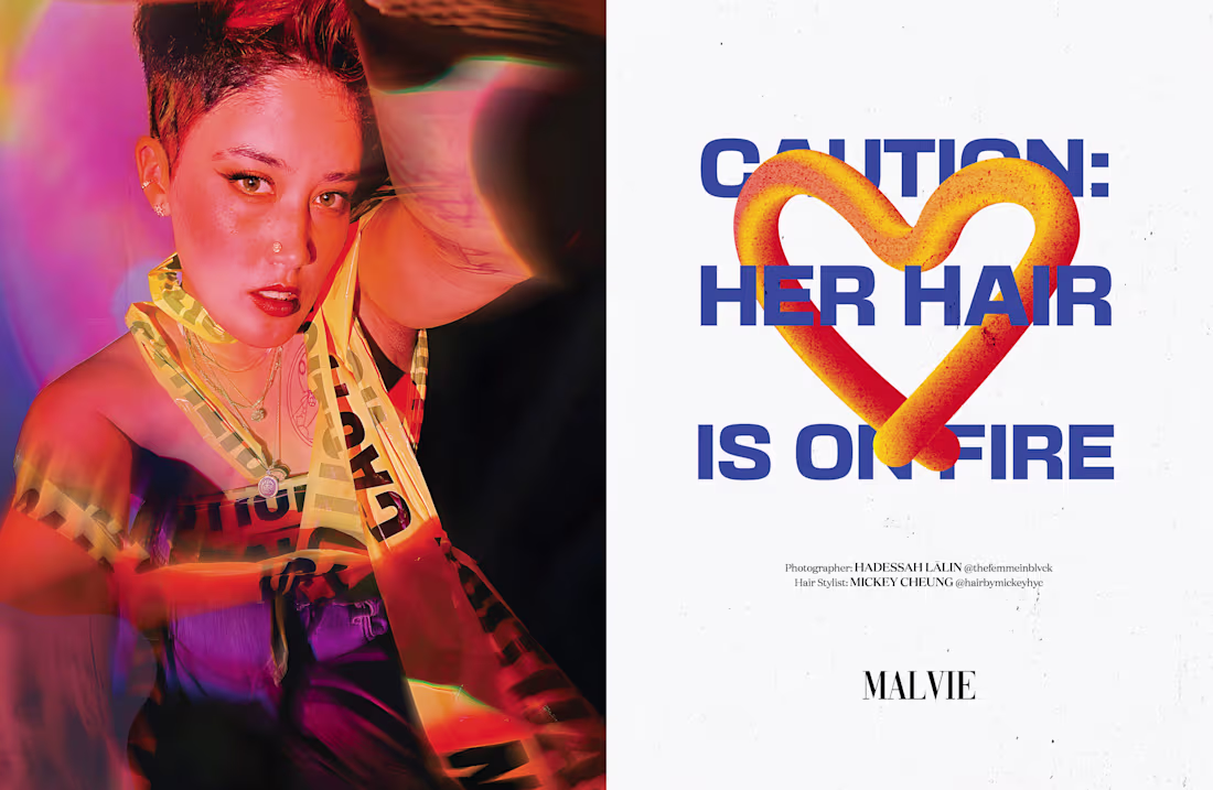 Cover image for Was published as a Model and Photographer in MALVIE Magazine...